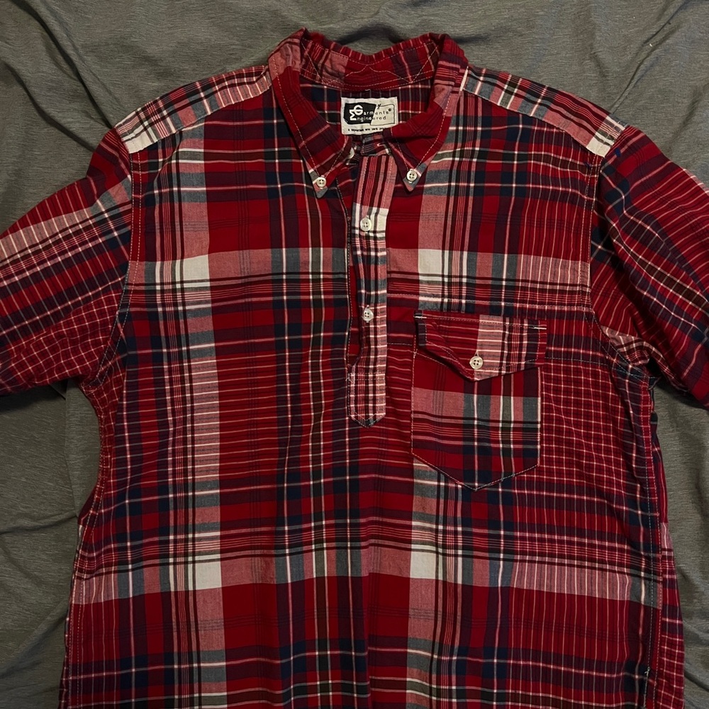 engineered garments 1/4 button up